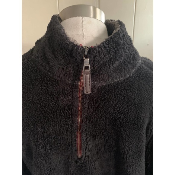Fleece Pullover Jacket ¼ Zip  Blue-Grey L - Picture 2 of 6